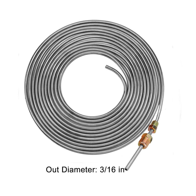 MuHize 3/16 Brake Line - 25 ft Zinc Coated Professional Brake Tube(2026 New), Roll 25 Ft. of 3/16 Rustproof Steel Tubing, Corrosion Protection - Image 4